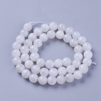 Perles de pierre de lune arc-en-ciel