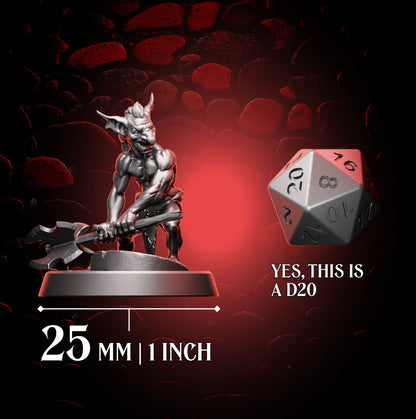 Goblin Fighter | Maces | Medium (1in base) | 5e