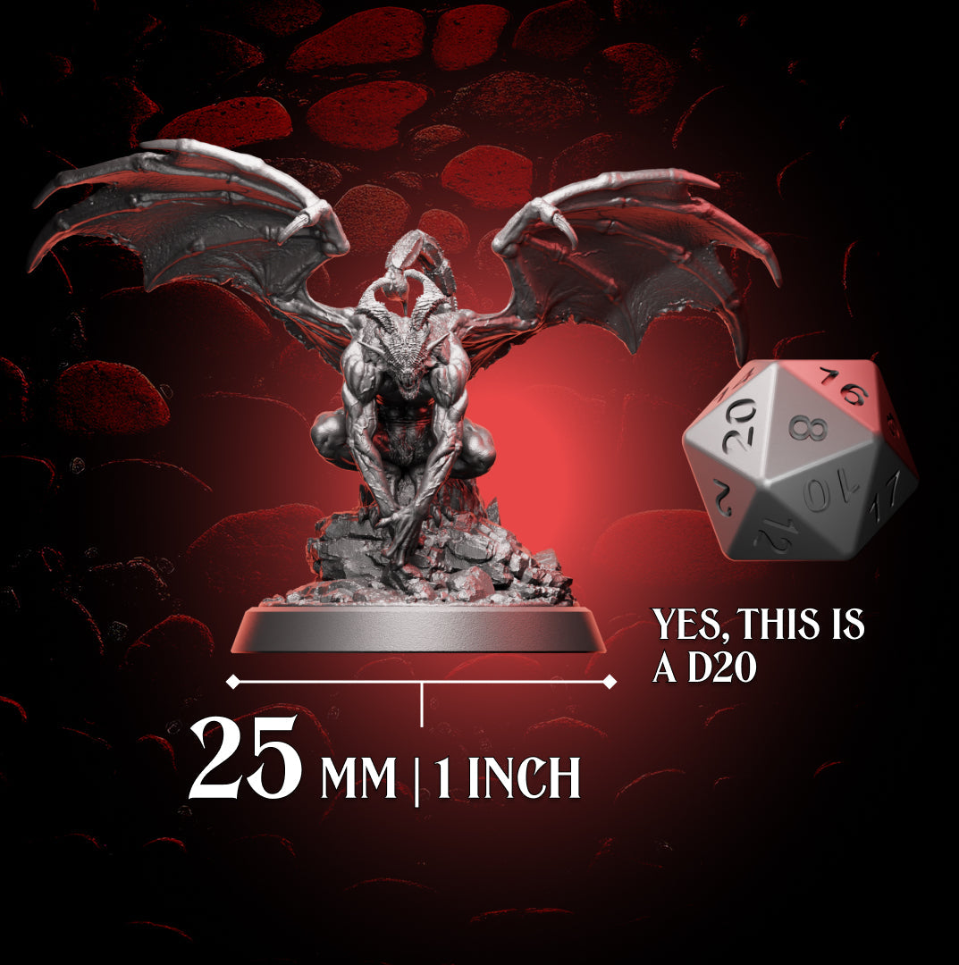 Winged Demon | Medium (1in base) | 5e
