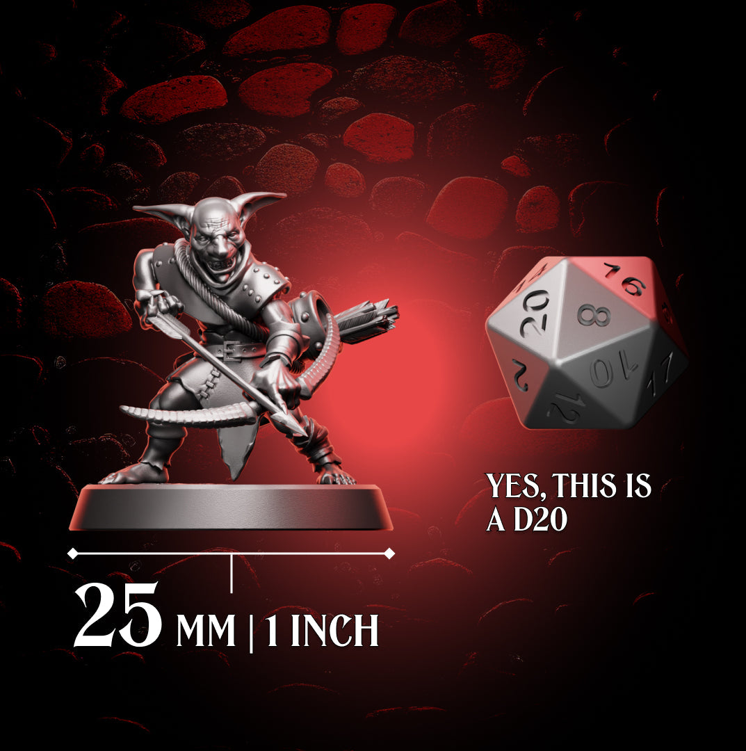 Goblin Archer | Medium (1in base) | 5e
