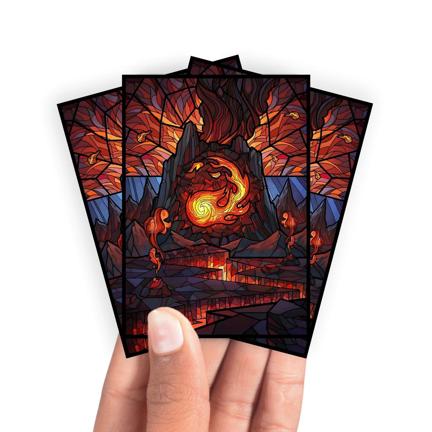 Red Mana Card Sleeves