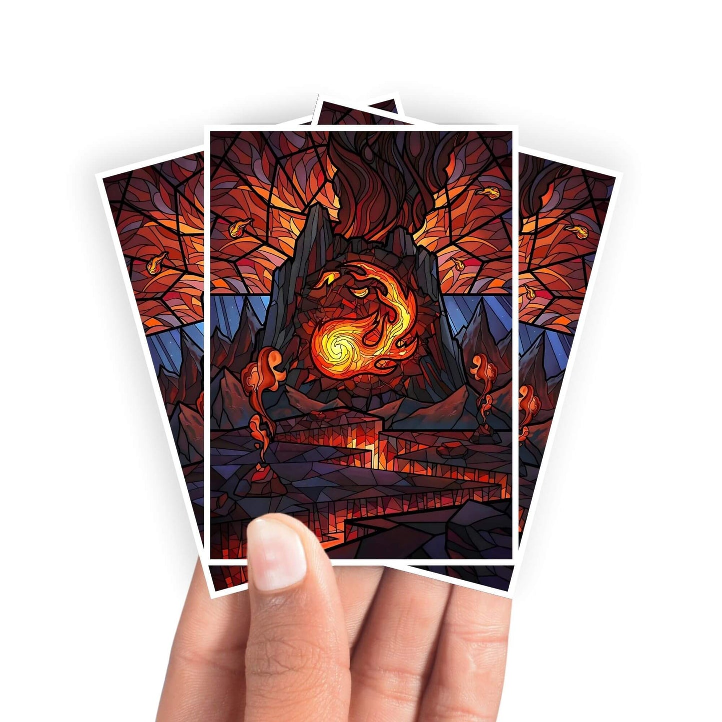 Red Mana Card Sleeves