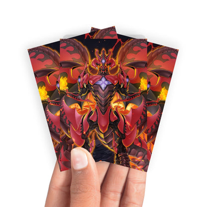Red Supernova Dragon Card Sleeves