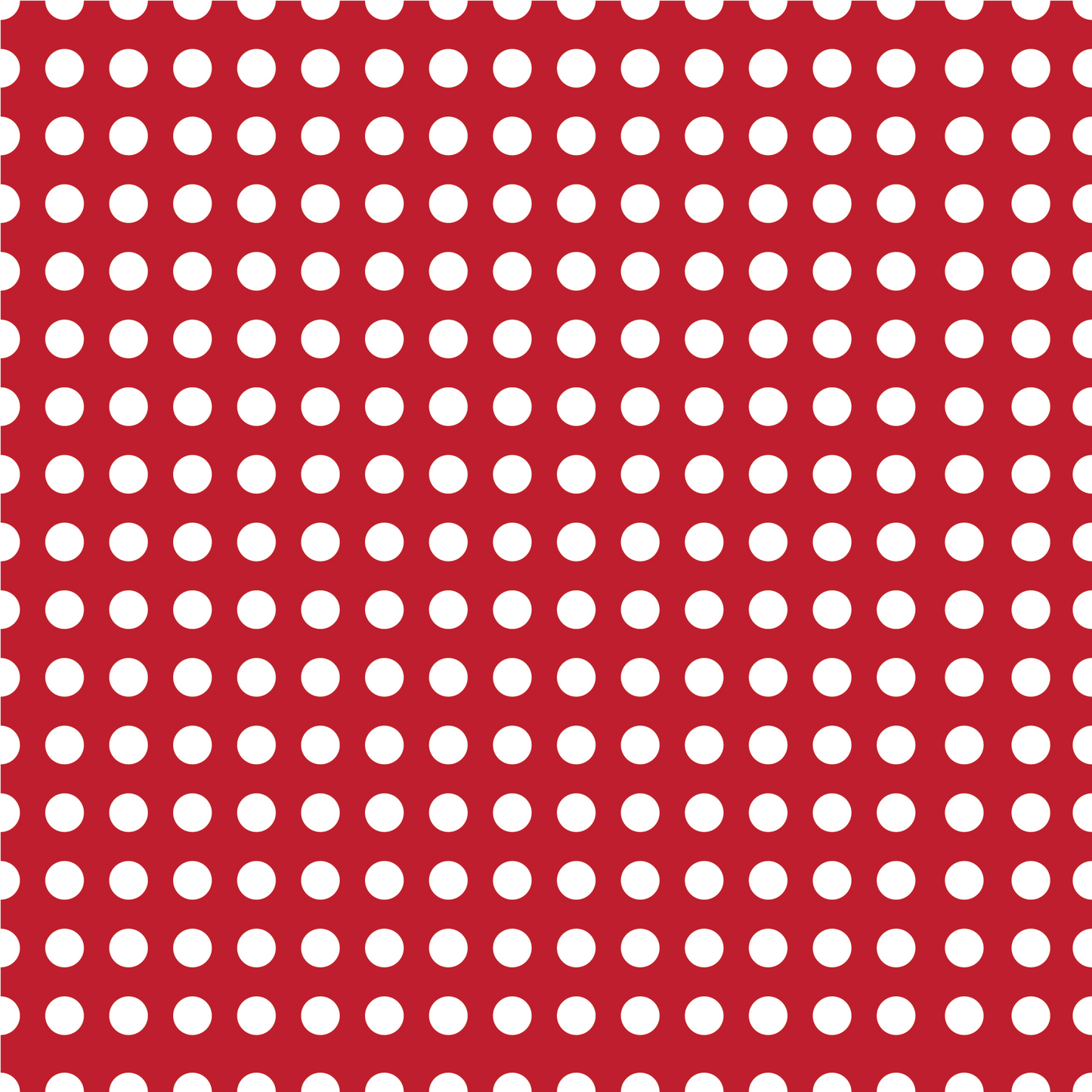 Craft HTV Red and White Polka Dots Pattern