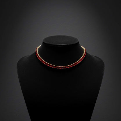 Zirconia Diamonds Tennis Necklace | Elegant Necklace