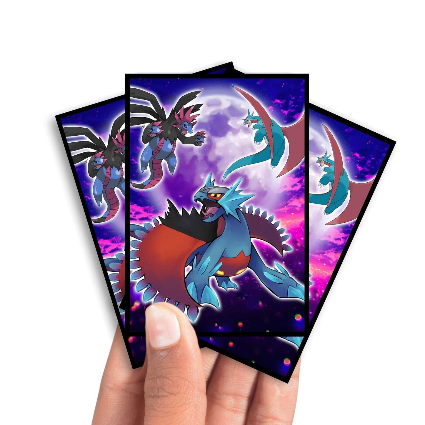 Roaring Moon Dragons Card Sleeves