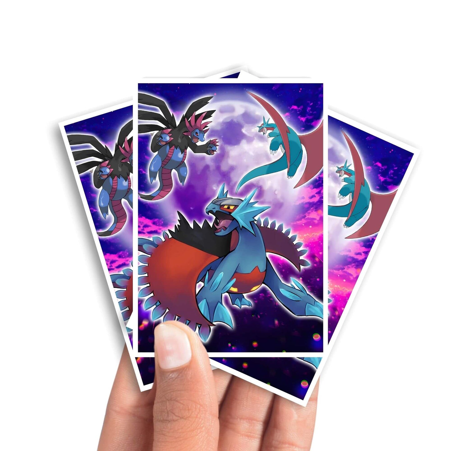 Roaring Moon Dragons Card Sleeves
