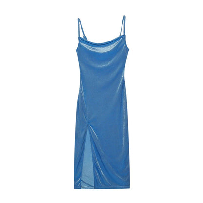 New Spring/Summer Fashion Sexy Slim Fit Split Strap Dress For Women