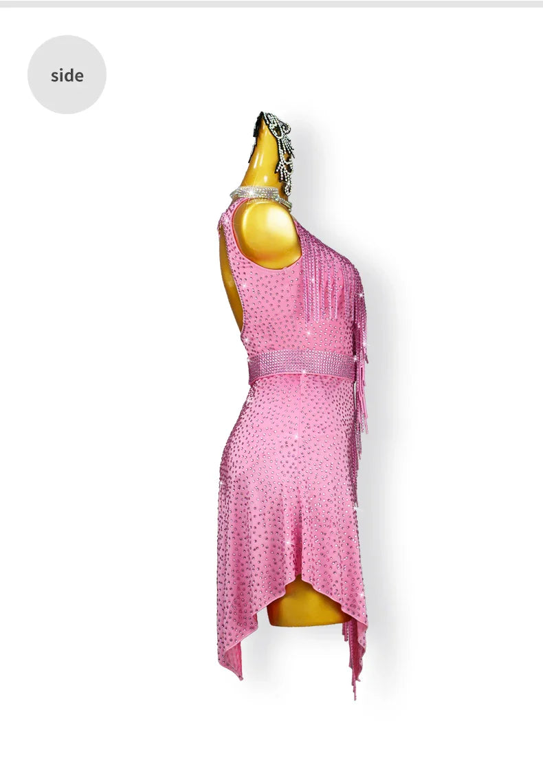 Robes de soirée pour femmes, vêtements de danse latine, Costume de danse Sexy, jupe de bal, Costume de sport sur scène pour filles, nouvelle collection 2026