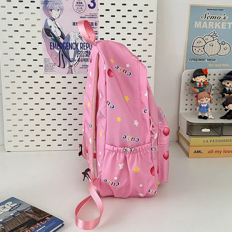 Stitch Print Backpack, Large Capacity SchoolBag, Ideal for Daily & Travel Essentials, Gift Bag, School Backpack, Travel Daypack