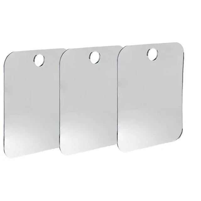 Miroir acrylique Flexible autocollants Anti-buée miroir de douche auto-adhésif ovale Rectangle carré maquillage miroir autocollant décor à la maison