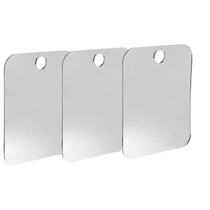 Miroir acrylique Flexible autocollants Anti-buée miroir de douche auto-adhésif ovale Rectangle carré maquillage miroir autocollant décor à la maison