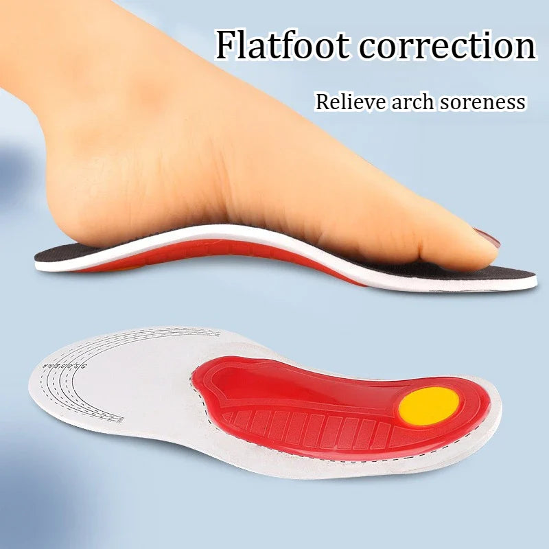 Semelle intérieure orthopédique Support de voûte plantaire semelles orthopédiques pour pieds plats pour soulager la pression du mouvement de l'air coussin d'amortissement semelle intérieure rembourrée
