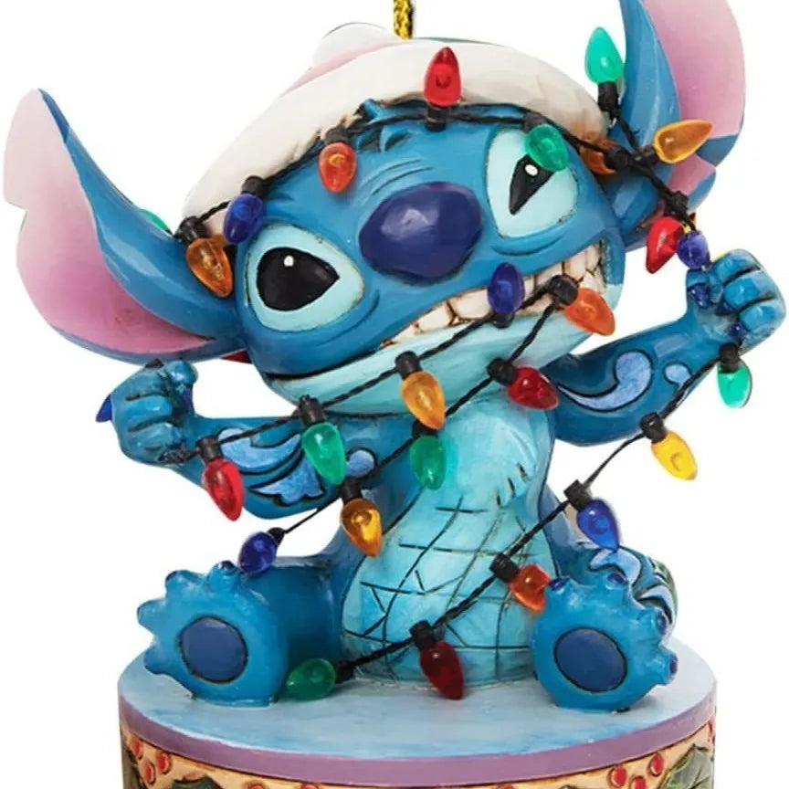 Stitch Christmas Decoration Pendant Cute Cartoon Lilo & Stitch Christmas Tree Pendant 2D Acrylic Plate Diy Party Home Decor Gift