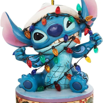 Stitch Christmas Decoration Pendant Cute Cartoon Lilo & Stitch Christmas Tree Pendant 2D Acrylic Plate Diy Party Home Decor Gift