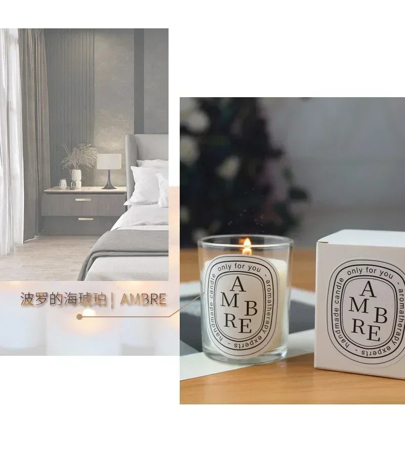 Bougie parfumée transparente romantique, cadeau pour invités, bougies aromatiques parfumées, bougies de mariage, pot à bougies