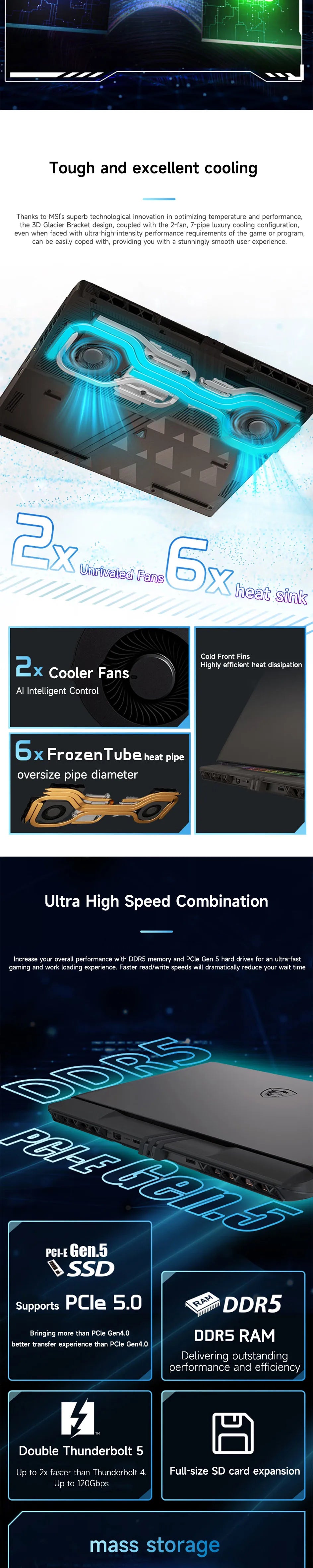 2025 MSI Vector 16 HX AI Gaming Laptop 16 Inch 2.5K 240Hz IPS Screen Notebook Ultra 9-275HX 64GB 4TB RTX5080 Netbook Computer PC