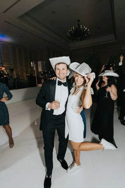 Chapeaux de Cowboy de mariage, 4 à 24 pièces, chapeaux de Cowboy occidentaux, cadeau pour femmes, réception de mariage, bal de danse, fête prénuptiale