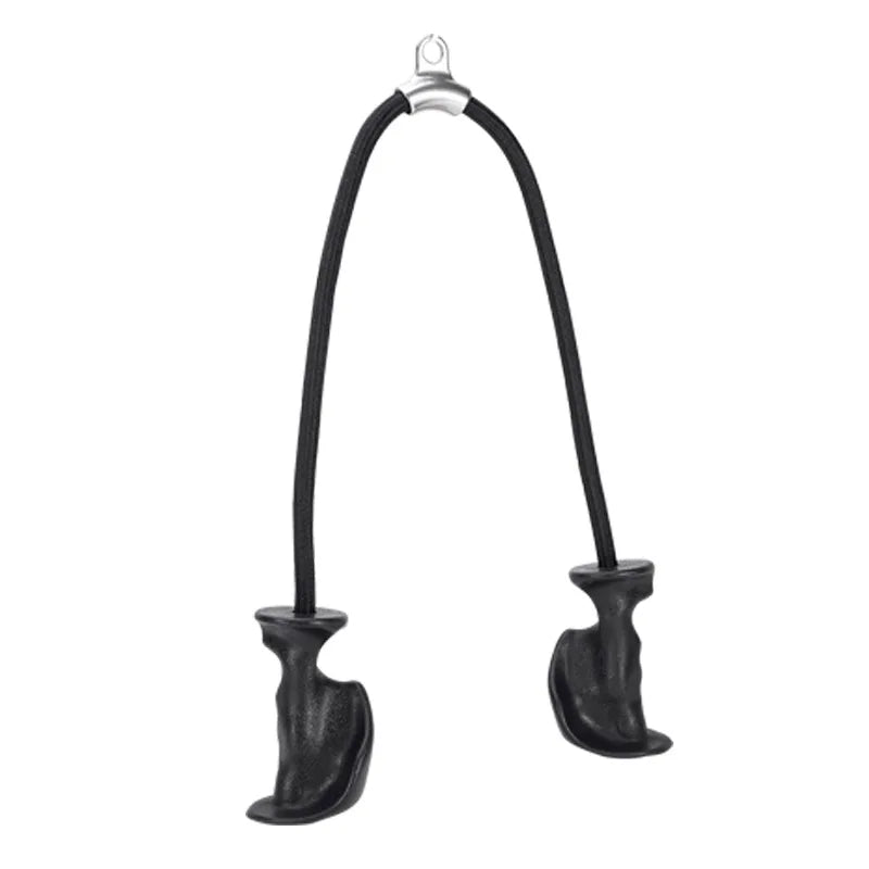 Corde de triceps avec poignées ergonomiques, corde de traction pour triceps de gymnastique pour machine à câble, système de poulie, fixation de câble de corde de triceps