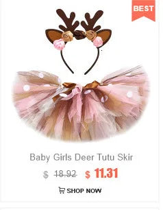 Tenue Jupe Tutu Licorne Bébé Filles pour Fête d'Anniversaire Enfants Jupes en Tulle Ensemble Costumes Noël Halloween avec Ailes