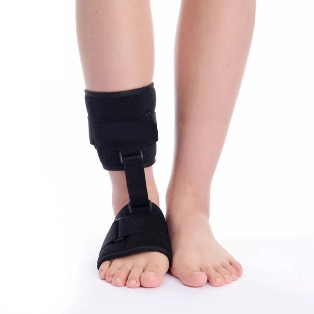 Attelle orthopédique pour pied tombant, 1 pièce, support stabilisateur d'attelle, soulagement de la douleur, fasciite plantaire sportive, protection réglable de la cheville
