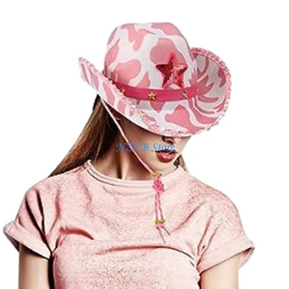 Chapeau Cowboy rêve T21F, chapeau Cowgirl occidental pour femmes filles, accessoires Photo, vache pour
