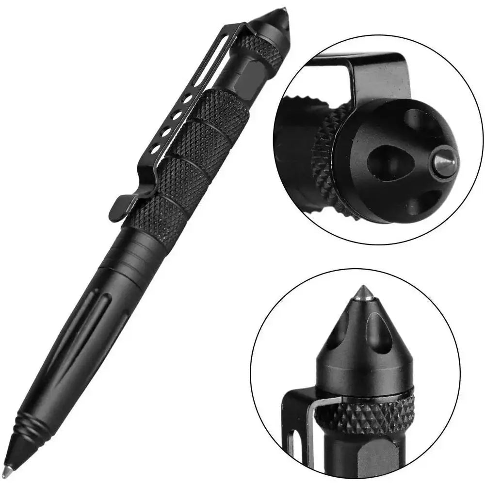 Military Tactical Pen Multifunction Aluminum Alloy Outdoor Survival Camping Security Survival Tools Emergency Glass Breaker Pen