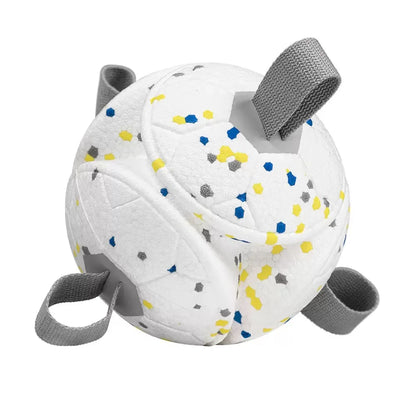 Jouet pour chien - Flotte dans l'eau - Idéal pour le jeu interactif - Fabriqué en mousse durable - Convient aux grands chiens - Grande taille - 15 cm de diamètre - 1 pièce