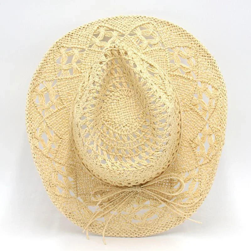 Chapeau de cowboy pour femme, casquette de cow-girl , accessoires pour les vacances, chapeau de paille