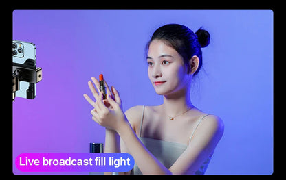 Anneau lumineux Led avec trépied, Rechargeable, pour Selfie, lampe pour prise de vue Photo, accessoires pour téléphone portable
