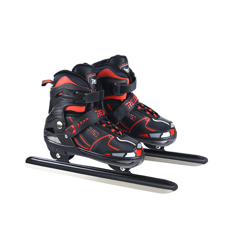 Professional Ice Hockey Skates, Ice Skating Blade Shoe, Mayor Thermal Inner, Adults, Teens, Kids, Adjustable Size
