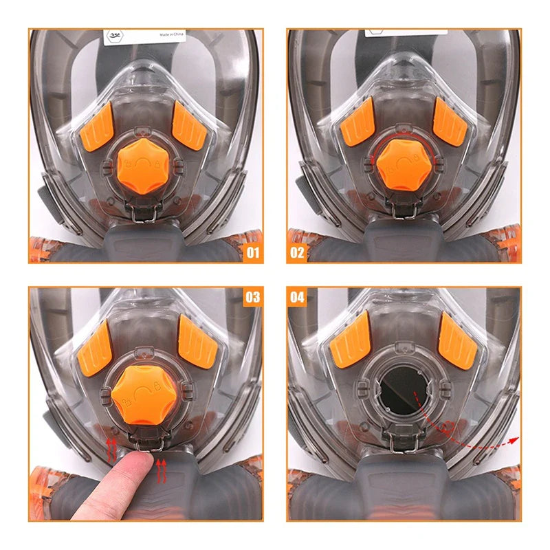 Nouveau masque de plongée sous-marine complet masque de plongée sous-marine pour adulte lunettes Anti-buée sous-marine vue large masque de natation Transparent pliable