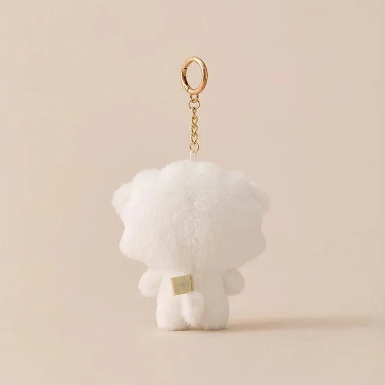 Baby Animal Series Bt21 Cooky Shooky Plush Doll Keychain Pendant Cute Koya Toy Girls Bag Packaging Decoration Collection Gift
