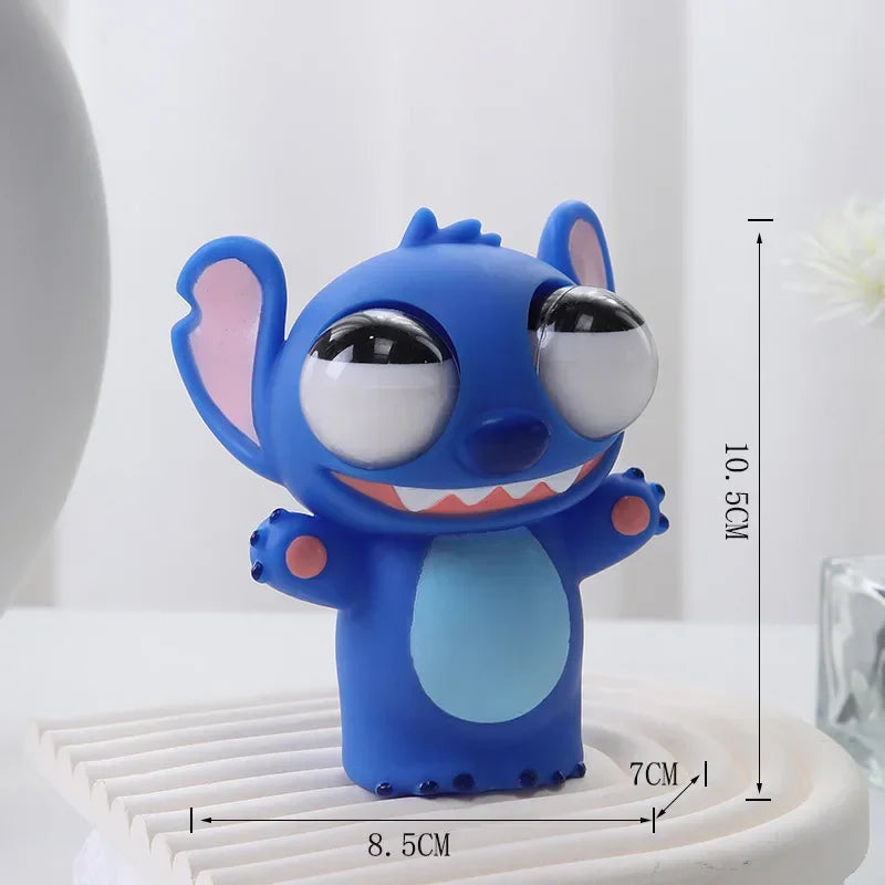 New Stitch Squishy Stress Relief Toy Pop Out Eye Funny Fidget Sensory Toy for Adults Kids Anxiety Relief Desk Decor Funny Gift