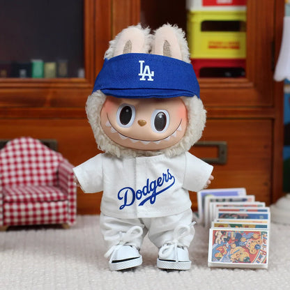 Only Selling 17cm Labub V1v2v3 High-Energy Series Baseball Suit Set Shoes For Sportswear Fashionable Clothing Styling Gifts