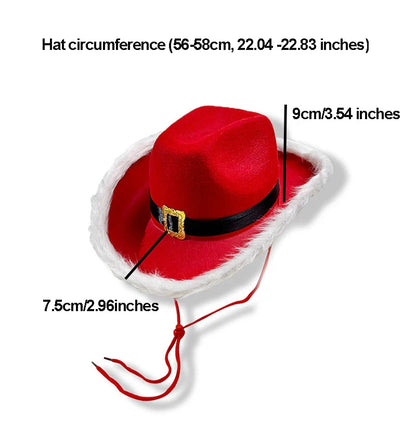 Chapeau de cowboy lumineux à LED clignotantes, lumineux, coloré, pour Noël, mariage, cow-girl, casquette de carnaval, hommes, femmes, pour fête de mariage, accessoire.