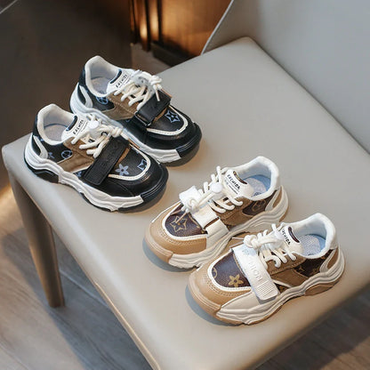 Chaussures de sport pour enfants garçons et filles, nouvelles baskets rétro d'automne, chaussures de tennis pour enfants et adolescents, chaussures de course décontractées à carreaux pour étudiants