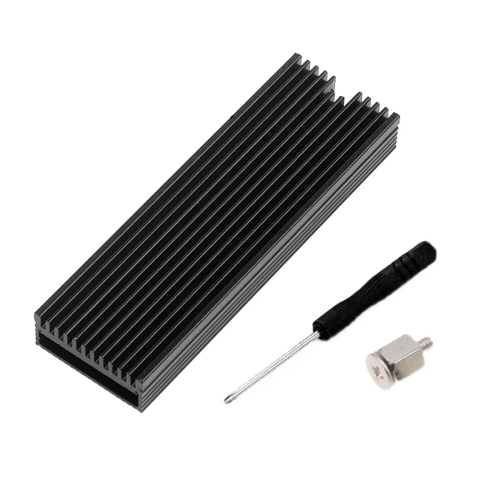 Dissipateur thermique pour SSD NVMe M.2, dissipateur thermique en aluminium pour disque dur M.2 2280 avec pad thermique en silicone pour PC / PS5 SSD PCIE 2280