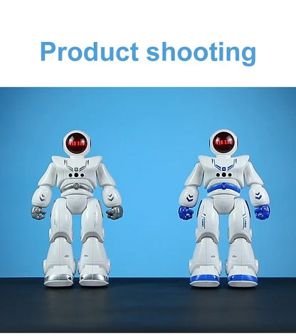 Jouet robot intelligent à détection de gestes et tactile : robot spatial télécommandé programmable