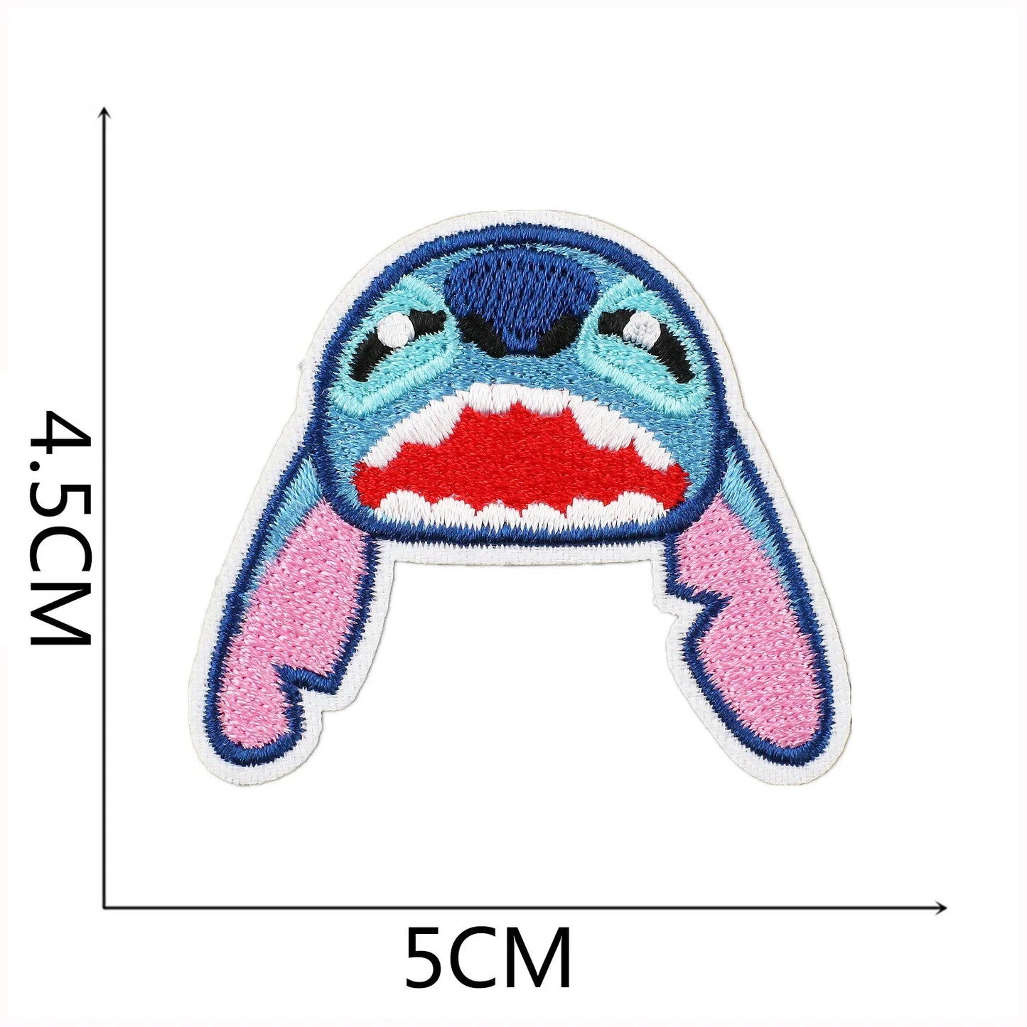 Cartoon Cute Anime Stitch Iron on Patches for Clothing T-shirt Bag Shose Stitch Patch Garment Stickers Embroidery Cloth Sticker