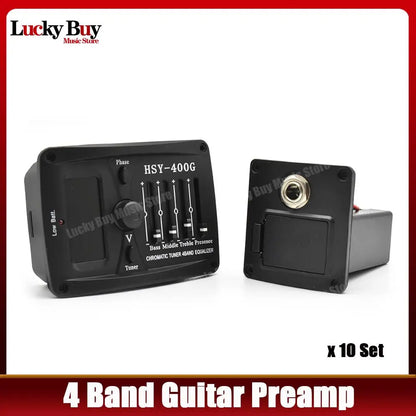HSY-400G JE514 up Acoustic JE514 up 4 Bandes EQ Égaliseur Préampli Piezo 514 up avec LCD Tuner JEAccessrespiration