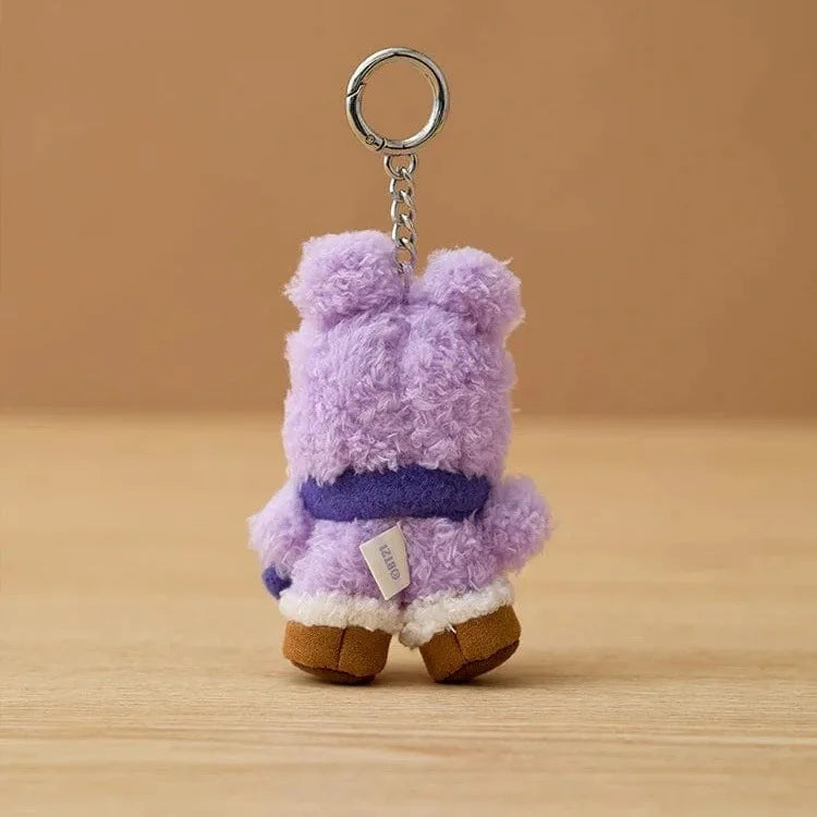 New 10Cm Bt21Ed Baby Series Kawaii Anime Rj Cooky Plush Keychain Cute Cartoon Plush Pendant Doll Toy Bag Accessories Girl Gift