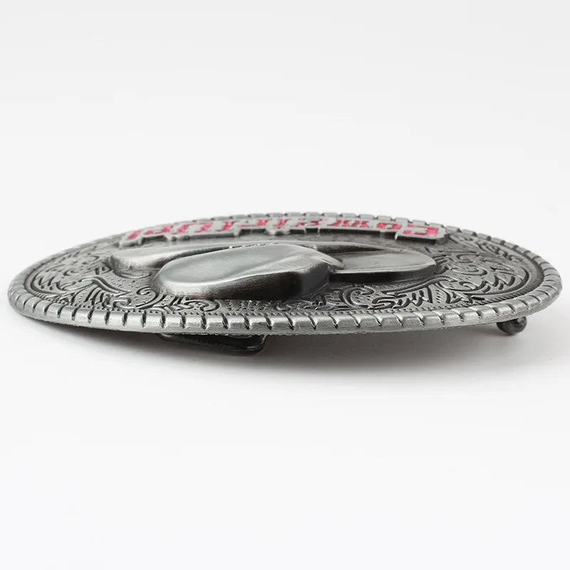 Boucle de ceinture de cow-girl, joli chapeau de cowboy rose pour fille