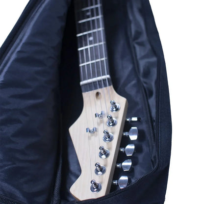 Miwayer – Housse de transport pour guitare électrique, étui noir/tissu Oxford imperméable/double bandoulière, sac de guitare/pour accessoires de guitare