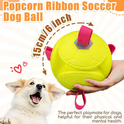 Jouet pour chien - Flotte dans l'eau - Idéal pour le jeu interactif - Fabriqué en mousse durable - Convient aux grands chiens - Grande taille - 15 cm de diamètre - 1 pièce