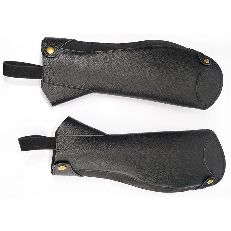 Leather  Riding Gaiters ex Cowhide ba Riding Equipment Knight Leg Protection Sport Fitn Fans Supplies