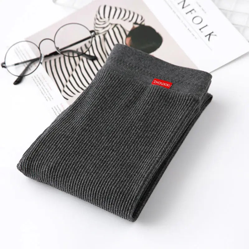 Women's Warm Winter Leggings, Thick Fleece Thermal Pants, Slim, High Waist, Elastic Tights, Solid Colors
