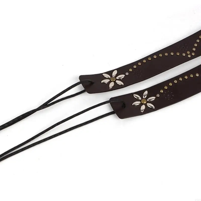 P88A Cowboy Hat Belt Decoration For Women Men Band Band Remplacement du groupe décoratif ethnique pour fête Bohemian Panamahat