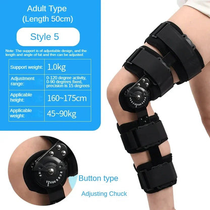 Orthèse de pied réglable pour le rinçage du genou, orthèse des membres inférieurs, protecteur de fracture, soutien des articulations des jambes, soins génitaux ligamentaires
