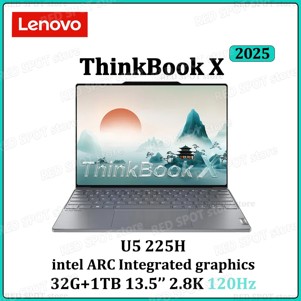 Lenovo ThinkBook X 2025 AI U9 285H/U5 225H 32GB+1TB 13.5inch 2.8K (2880*1920) 120Hz